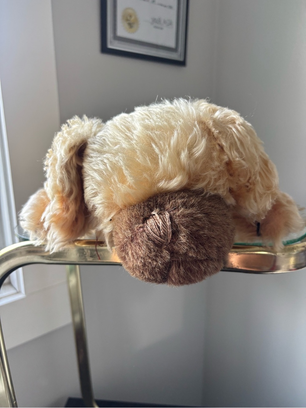 Vintage merry thought dog pj holder